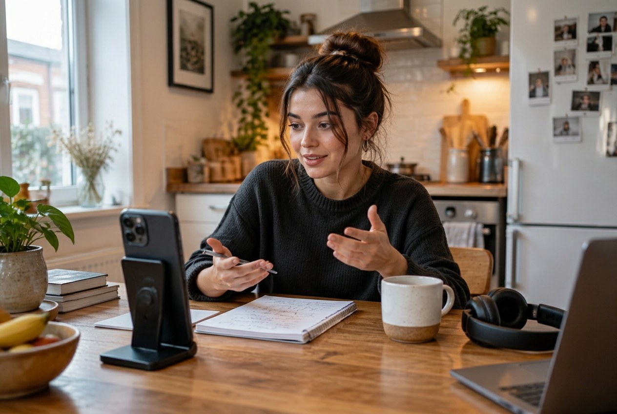 Creator planning content to grow TikTok followers before going live
